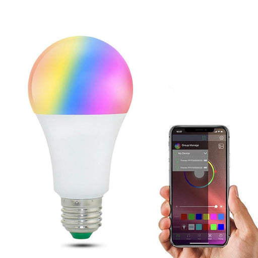 20 Modes Dimmable E27 RGB LED Smart Bulb - Solar Urban Domus